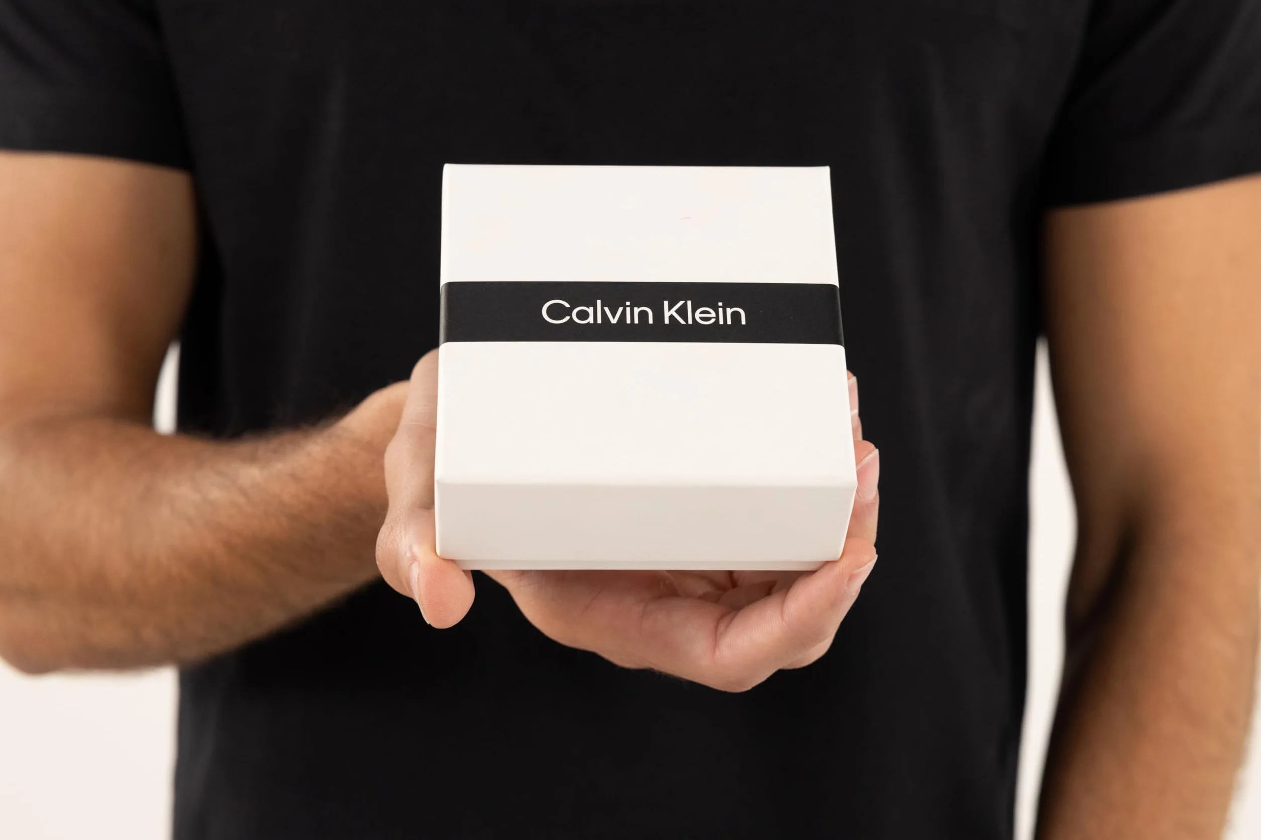 Calvin Klein Orologio analogico multifunzione al quarzo da uomo Collezione IMPACT con cinturino in acciaio inossidabile o in pelle
