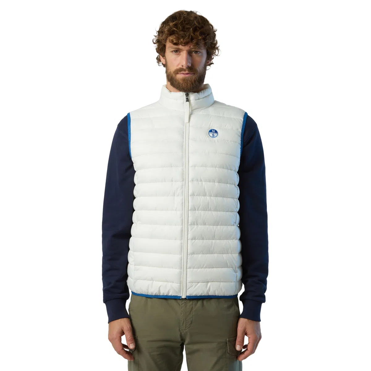 NORTH SAILS Smanicato Crozet Vest Gilet Sportivo Uomo Sintetico Bianco