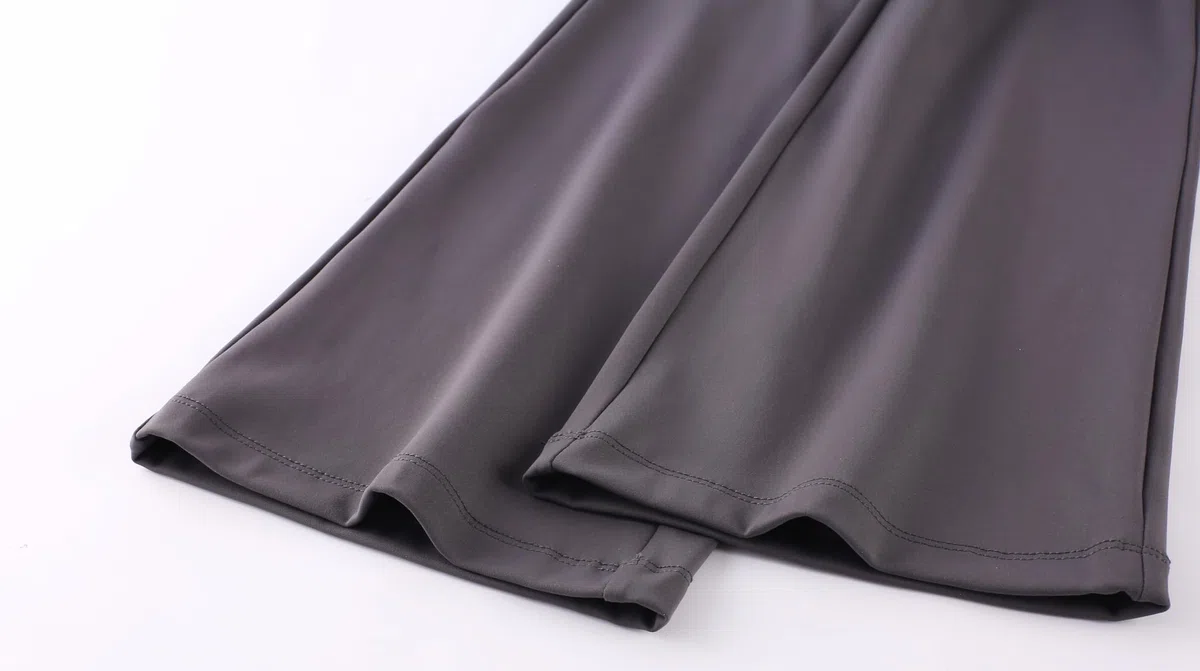 Pantaloni da yoga da ragazza, leggings svasati, per allenamento, abbigliamento sportivo, tinta unita, per 5-12 anni