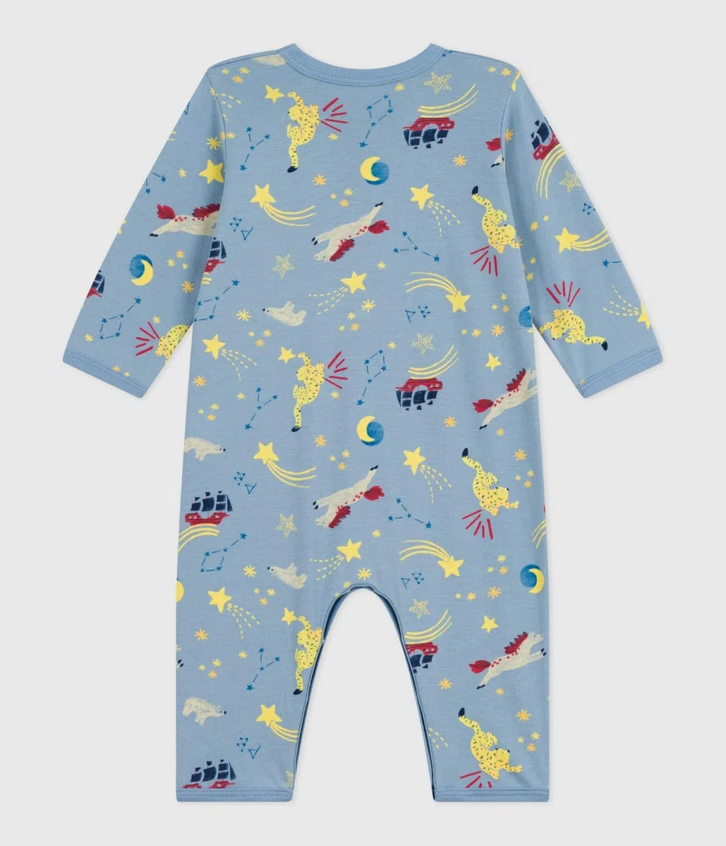 Petit Bateau Pyjama Bébé En Coton Sans Pieds Imprimé A0e6b01 Abbigliamento Notte Unisex - Bimbi 0-24 (Pacco da 1)