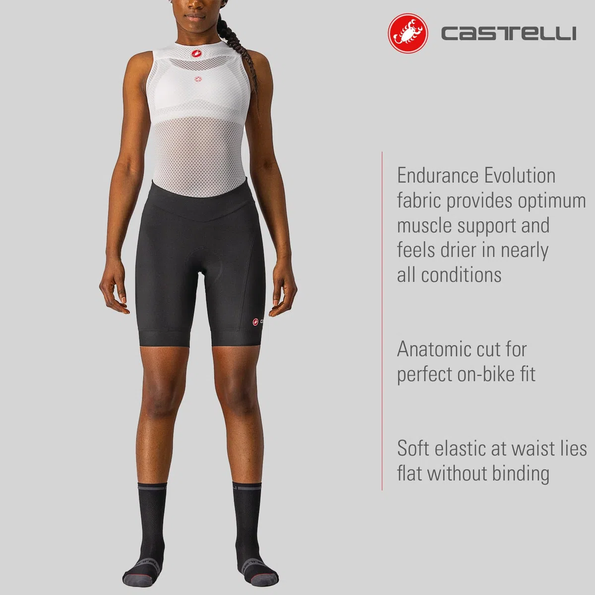 CASTELLI - Endurance W Short, Pantaloncini Donna