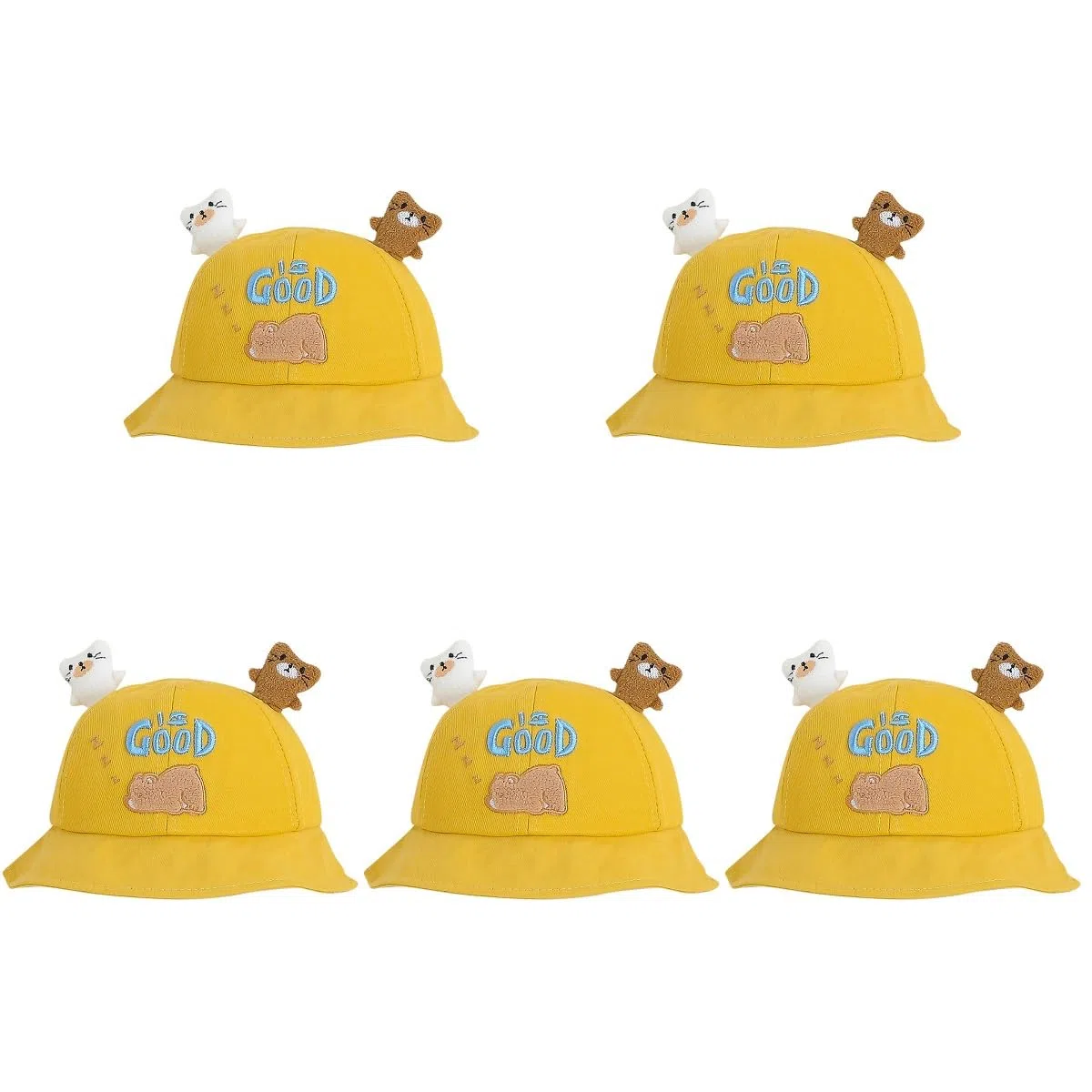 BESPORTBLE Cappello Sole per Cartoon Cappello Secchiello con Visiera Larga per Esterni per attività Comfort e UV per Ragazzi e Ragazze