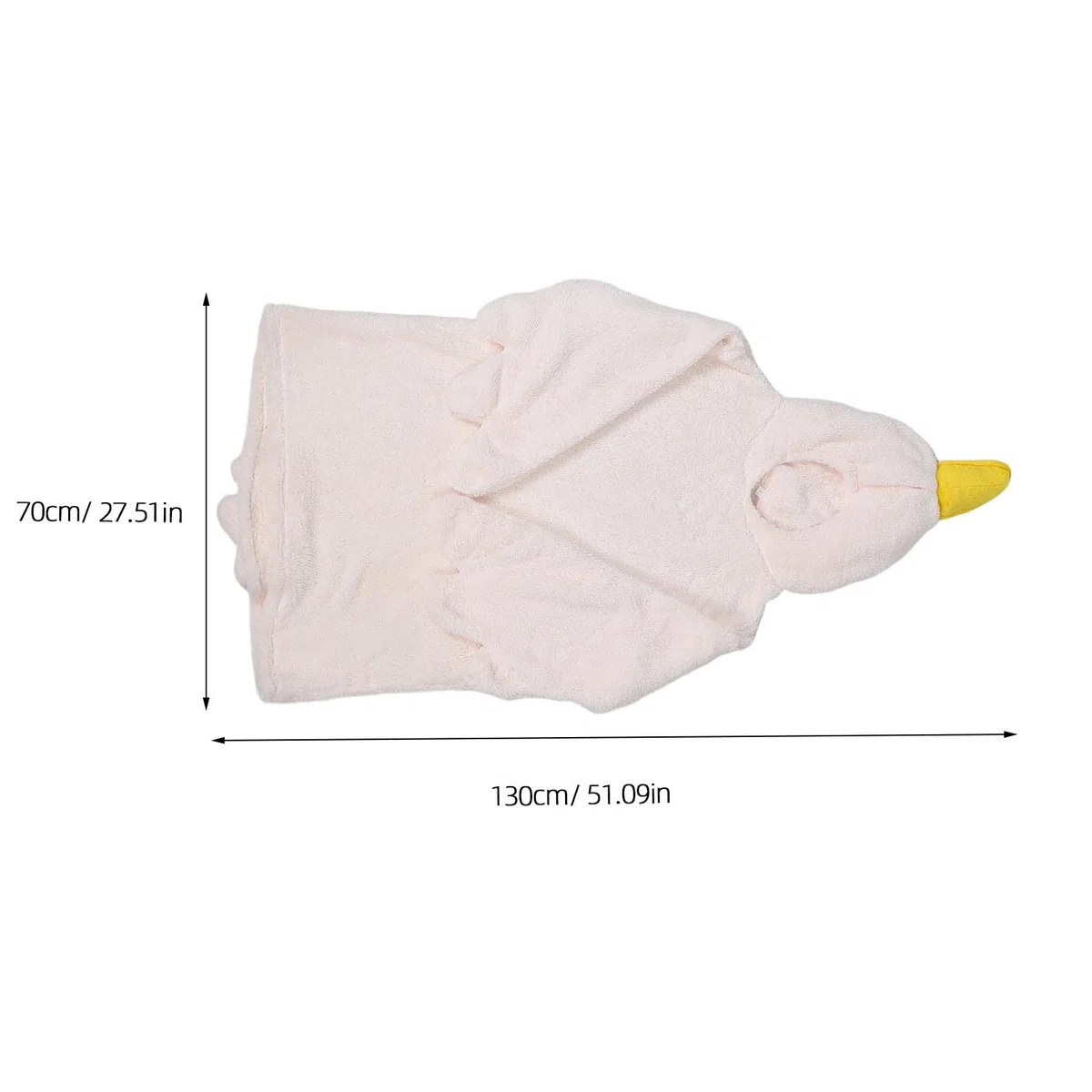 Pigiama Intero Ultra Morbido e Facile da Indossare con Design a Oca in Flanella Bianca per Relax e Sonno Invernale delle Donne