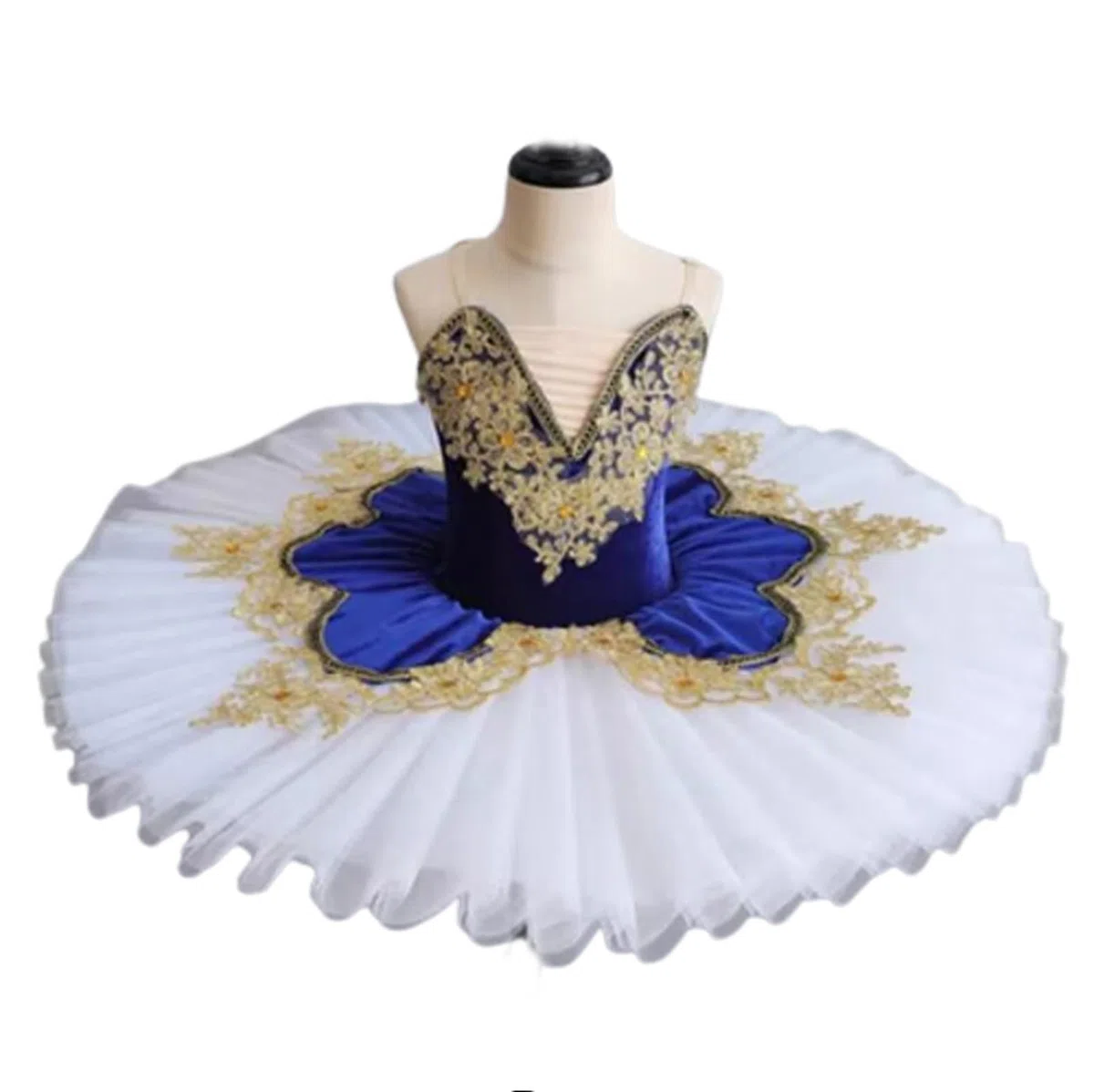 OTMYIGO Ragazza Tutu di Balletto Gonna Balletto per Bambini Costume da Lago dei cigni Costumi di Danza del Ventre Abito da Competizione per spettacoli teatrali