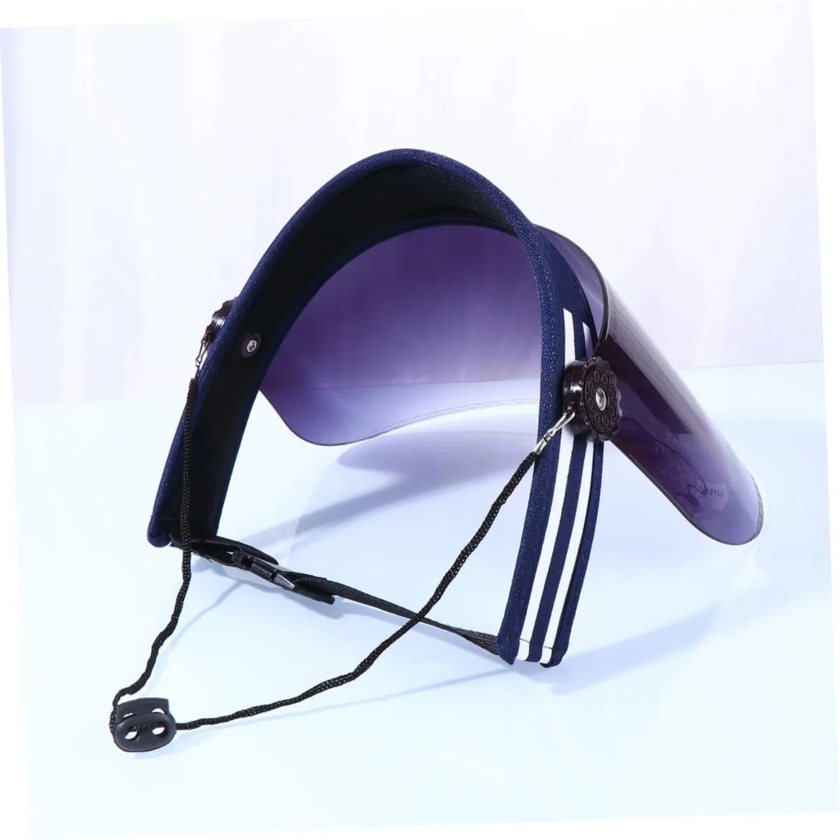 PACKOVE Visiera Parasole Regolabile Cappello di Sicurezza Integrale con Protezione UV Elevata Cappello Parasole per Sport Cappelli con Visiera Parasole
