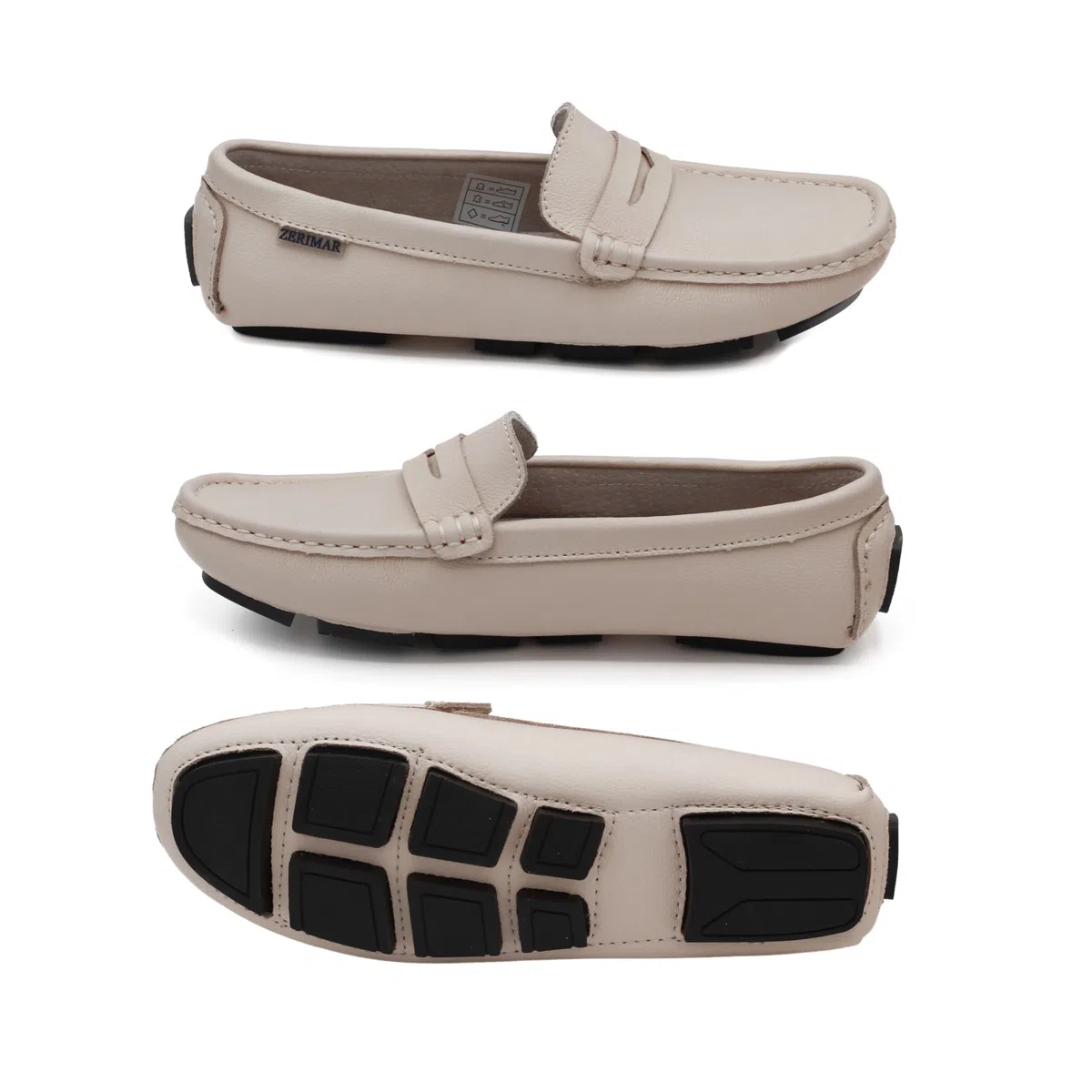 Zerimar Mocassini Ragazza | Loafers Casuale Donna Pelle | Mocassini Loafers Cuoio | Loafers Ragazza Pelle | Mocassini Loafers Classici Donna
