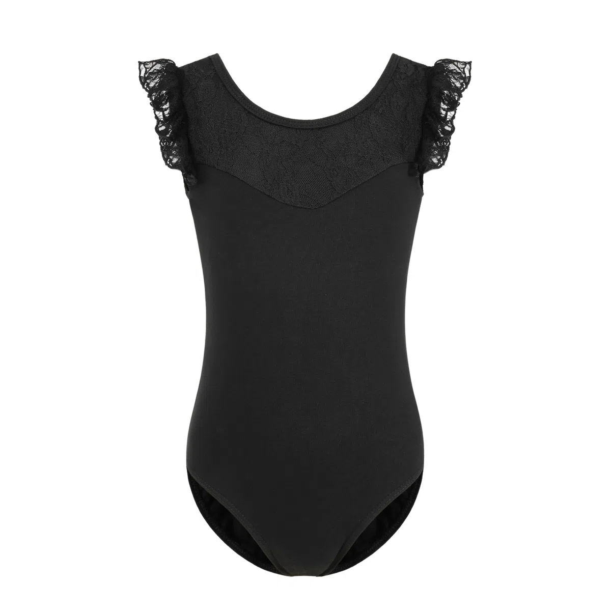 Body Danza Classica Bambina con Manica Ruffle Body Ginnastica Ragazze