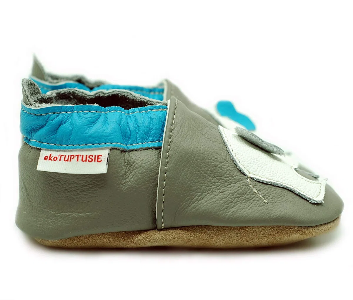 Pantofole in pelle per bambini in pelle morbida