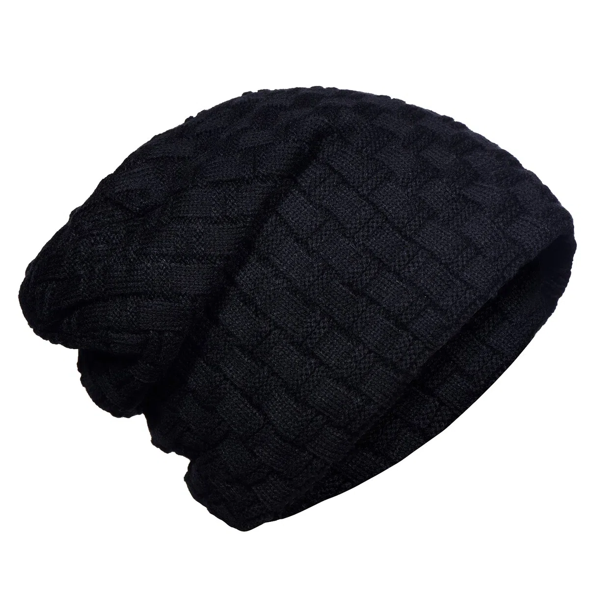 DonDon Berretto Donna Berretto Invernale Cuffia di Lana Slouch Beanie con Fodera in Pile
