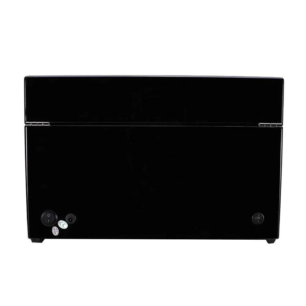 Caricatore Automatico per Orologi, per 4 Orologi + 6 Scomparti, Motore Silenzioso, verniciatura Esterna Effetto Pianoforte, Adattatore e Alimentazione a Batteria.