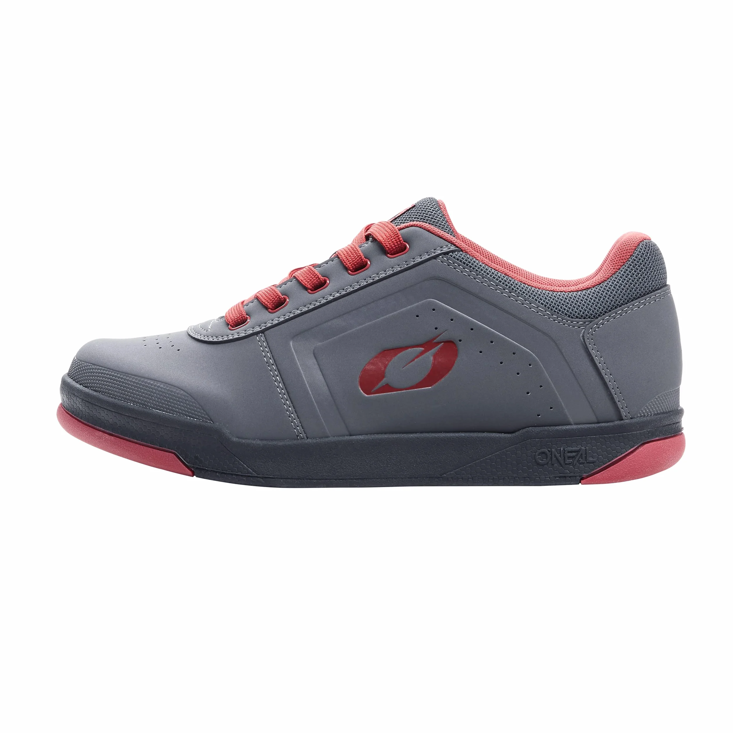 O'Neal - Pinned Flat Pedal Shoe, Scarpe Pinned Flat V.22 per Adulti/Unisex, Nero/Grigio, 40 Unisex - Adulto