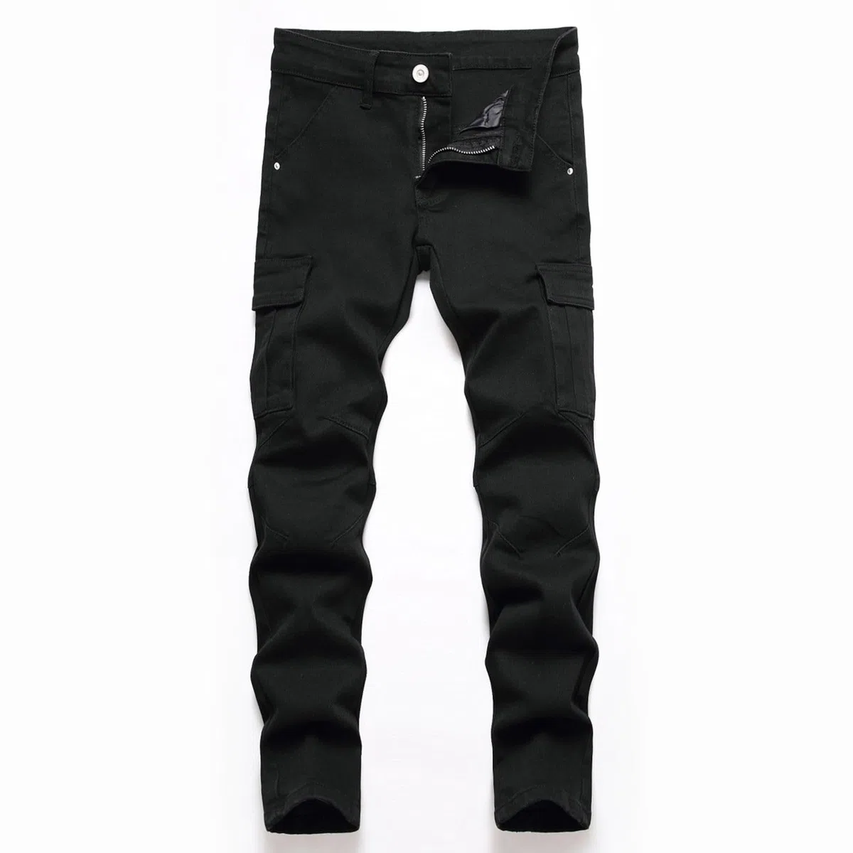 Pantaloni Bambini, Jeans Strappati per Ragazzi, Lunghi Casual alla Moda per, Comodi in Denim Elasticizzato, Primavera Autunno, Tessuto Anti-Macchie