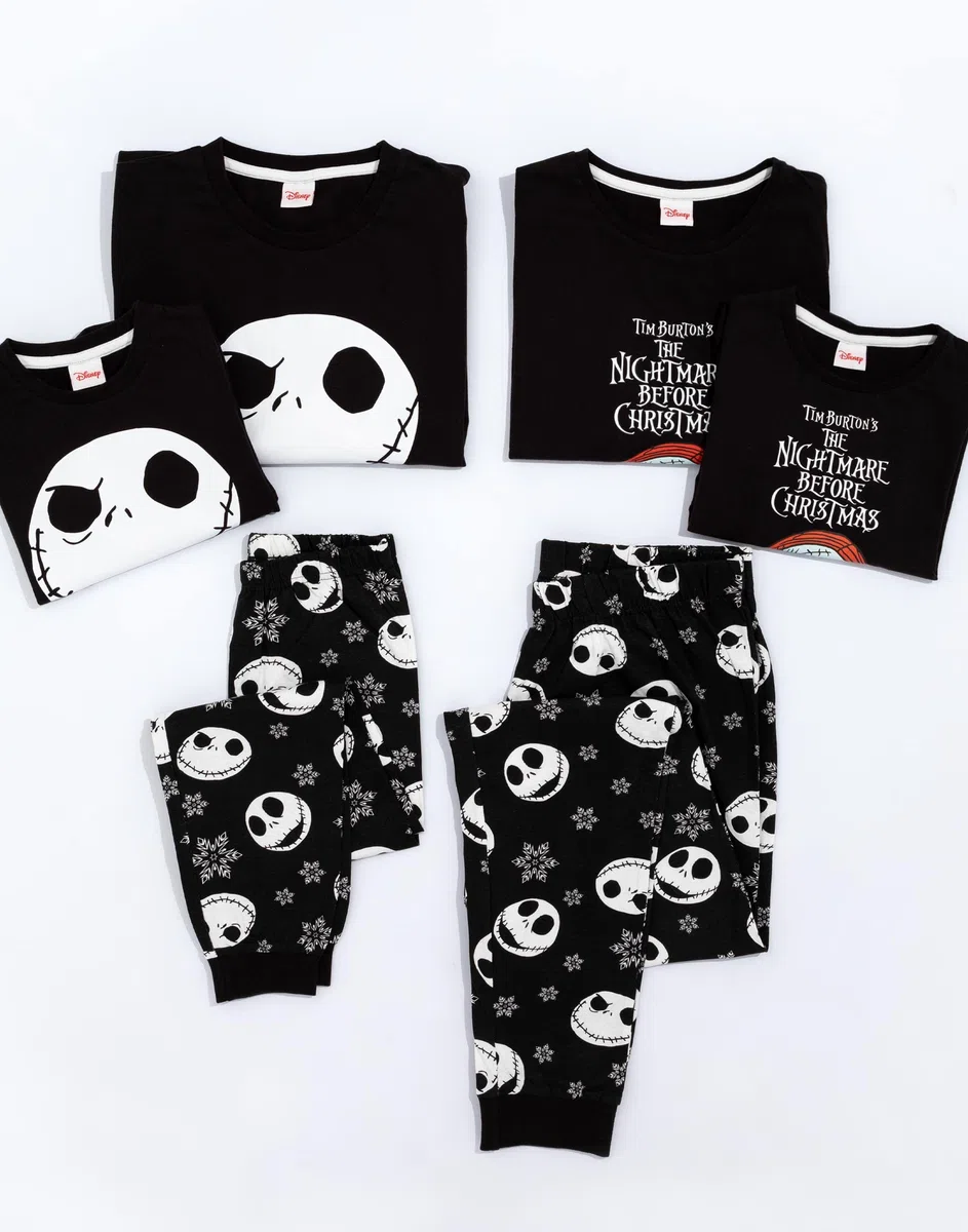 Disney The Nightmare Before Christmas Pigiama Famiglia Uomo Donna Bambini