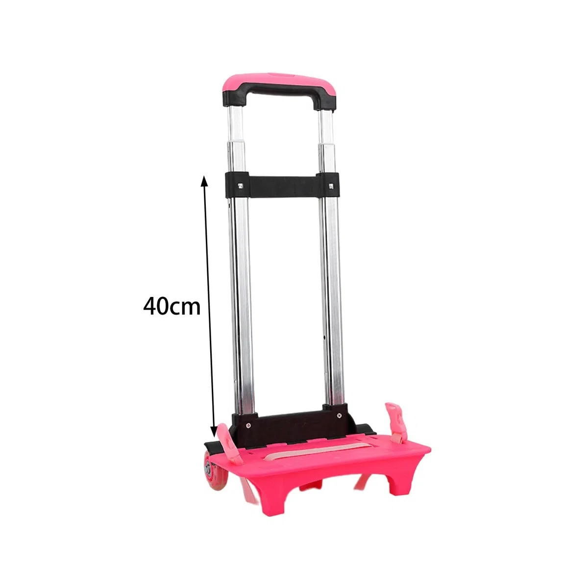 Carrello pieghevole per bagagli, carrello a 2 ruote per viaggi, design compatto e portatile per ufficio, campeggio e molto altro, soluzione efficiente per lo spostamento