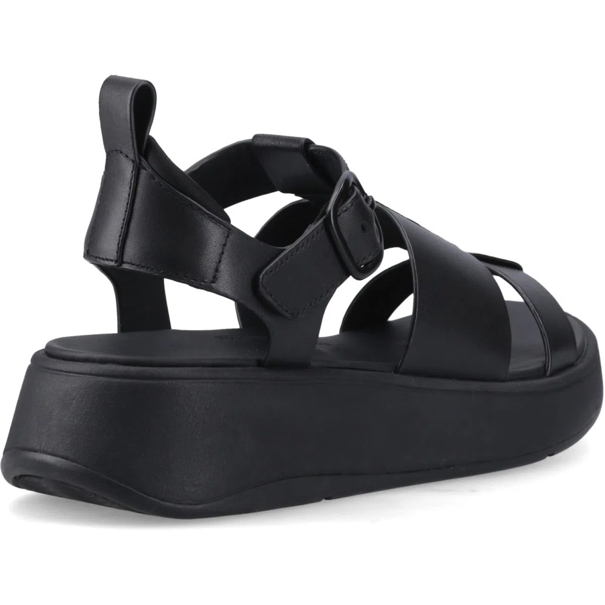 Fitflop F-Mode Leather Flatform Fisherman Sandals, Sandali da Pescatore Donna