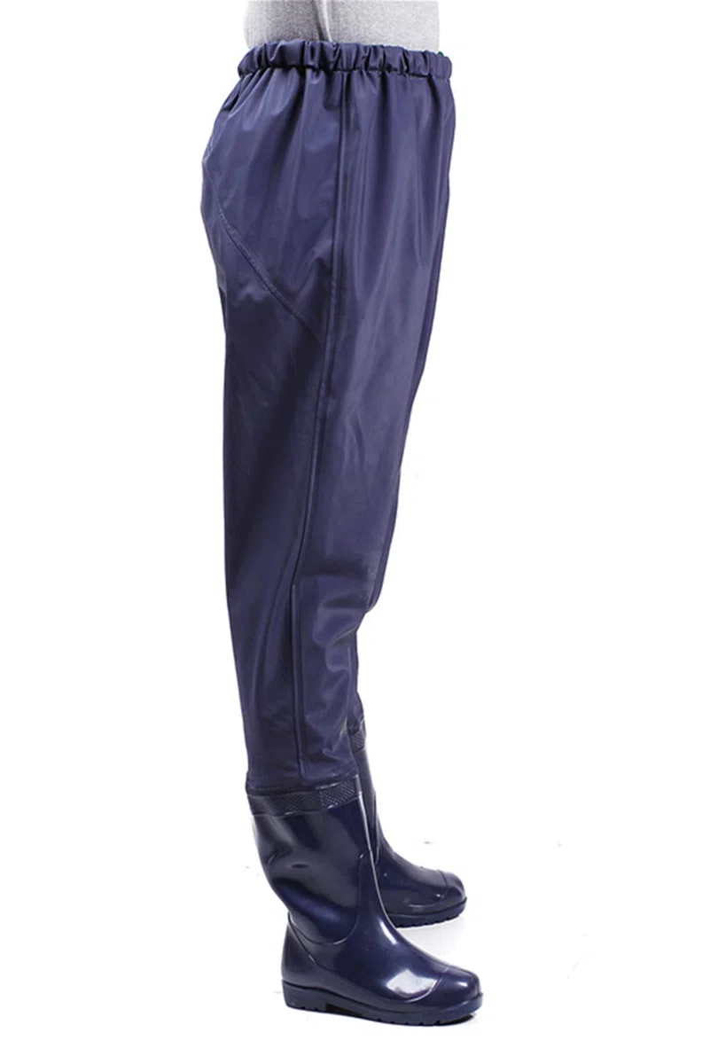 Stivali Pesca per Esterni, Trampolieri + Scarpe per Stivali PVC Morbido E Antiscivolo, Pantaloni Caccia E Pesca per Uomo E Donna con Vita Regolabile, Stivali di Gomma Impermeabili