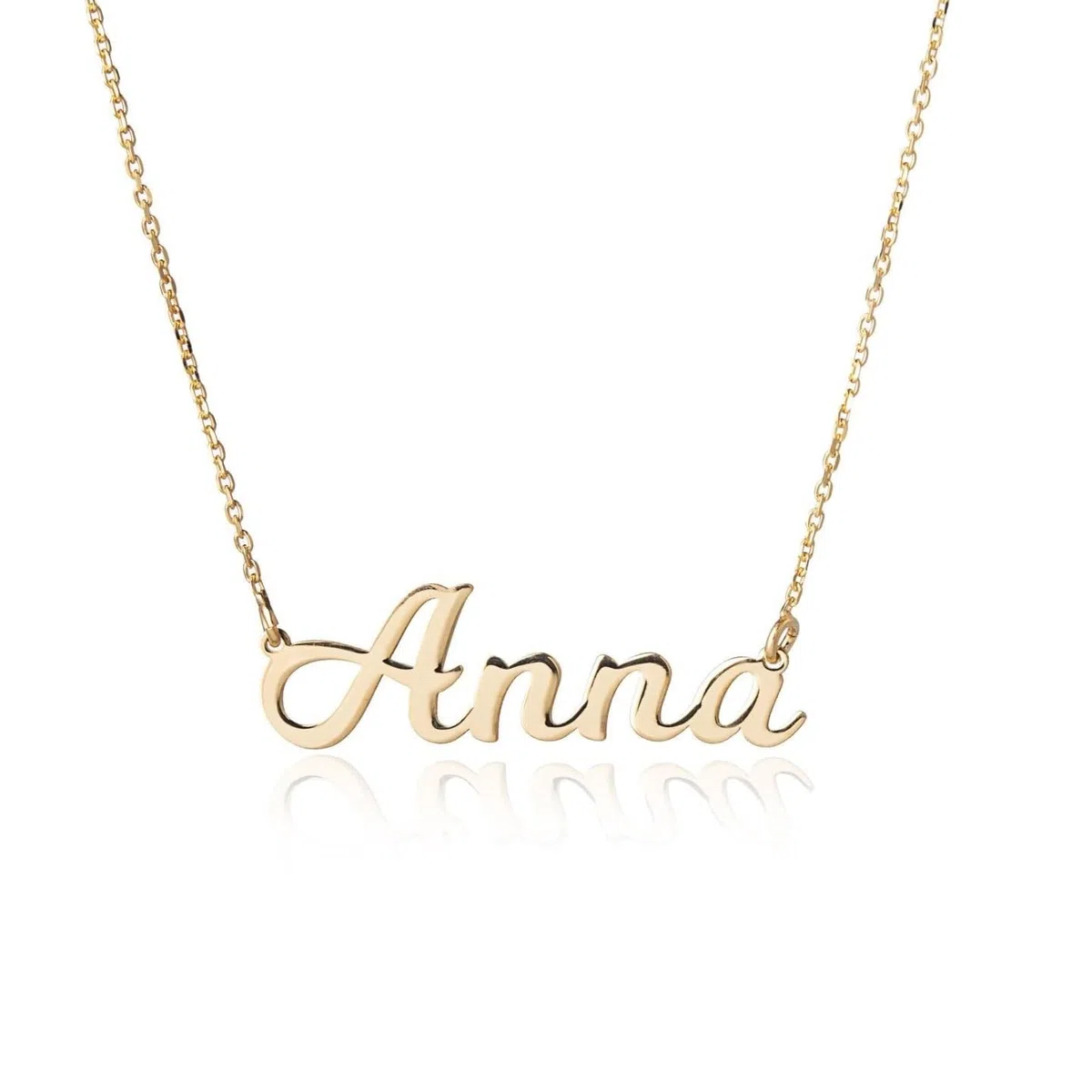 Sakrami Collana con Nome Personalizzabile in Oro 9KT Kids Collection + Confezione Regalo Personalizzata - Collana per Nascita Comunione o Battesimo