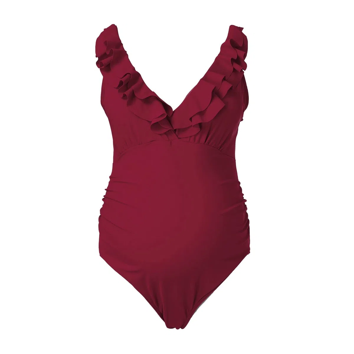 Costume da bagno premaman da donna, costume da bagno per gravidanza, estivo, con scollo a V, costume da bagno premaman