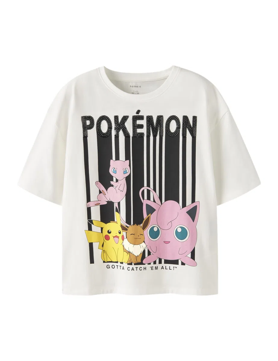 NAME IT Nkfnisa Pokemon SS RLX Top Box Sky Nkfnisa Pokemon SS RLX Top Box Sky Bambine e Ragazze (Pacco da 1)
