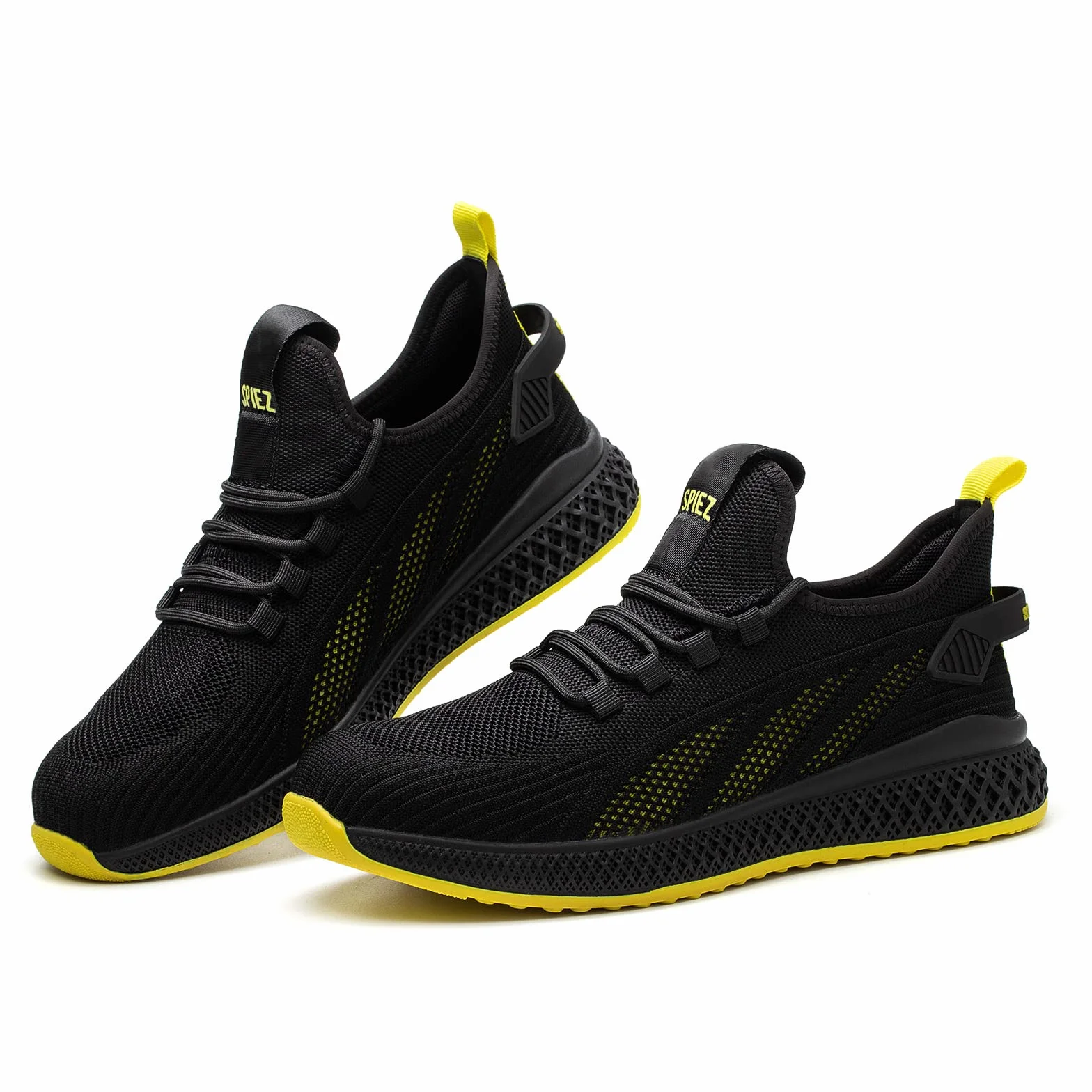 SPIEZ Scarpe Antinfortunistiche Unisex con Puntale Composito, Leggero Scarpe da Lavoro Antiforatura per Uomo e Donna, Comode Sneakers alla Moda da Lavoro e da Indossare Quotidiana