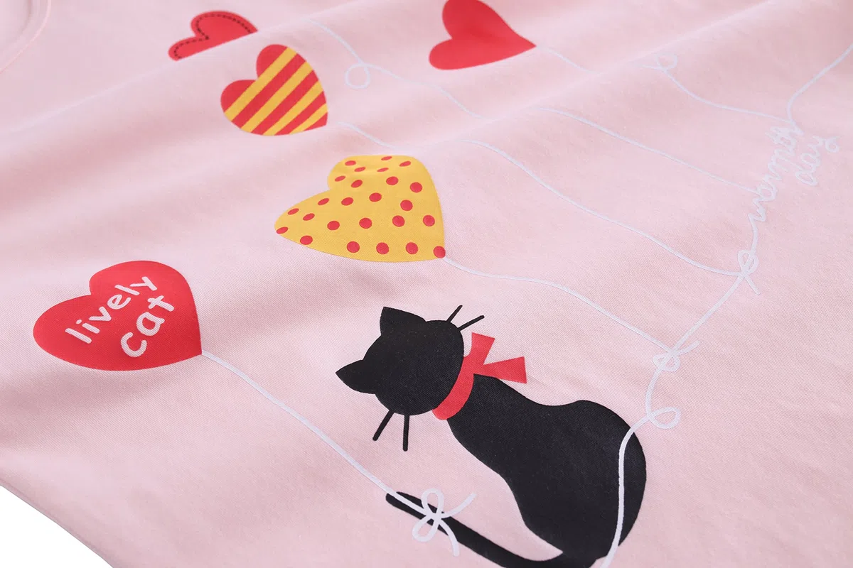 ABClothing Cotton Grils Camicia da Notte Vary Colors 4-14 Anni