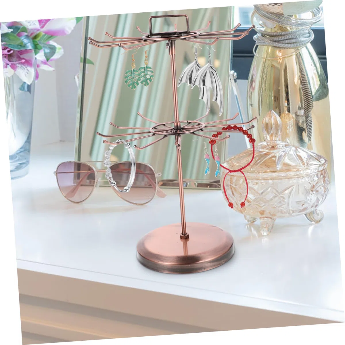 Espositore Moderno Per Orecchini E Collane Elegante Espositore Per Gioielli Ideale Per Punti Vendita E Arredamento Per La Casa