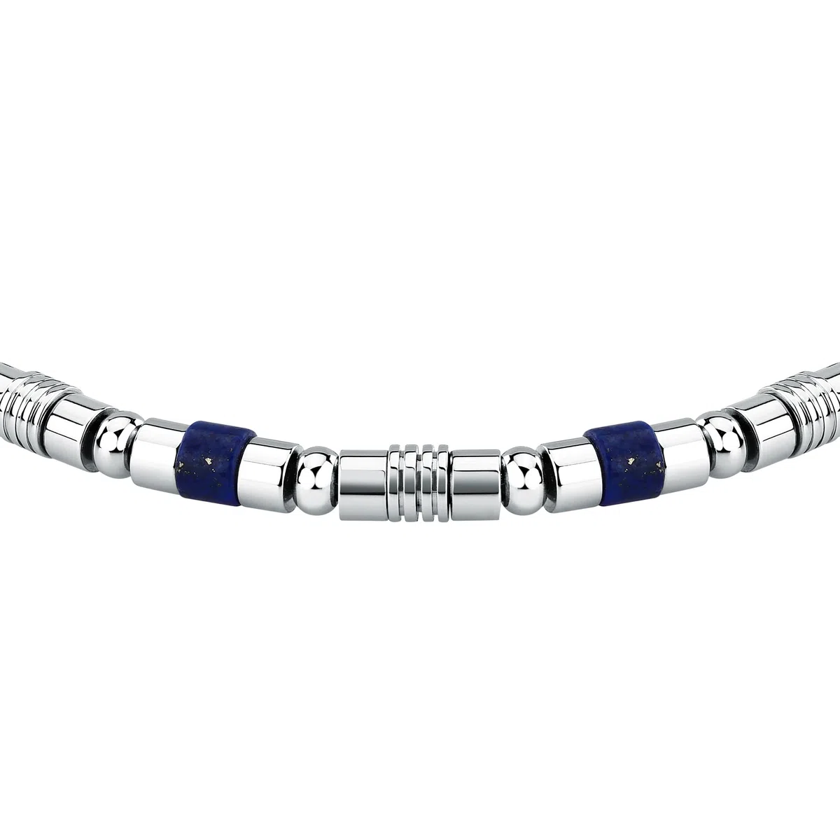 Morellato Bracciale Uomo in Acciaio, Lapislazzuli, Collezione PIETRE - S1741