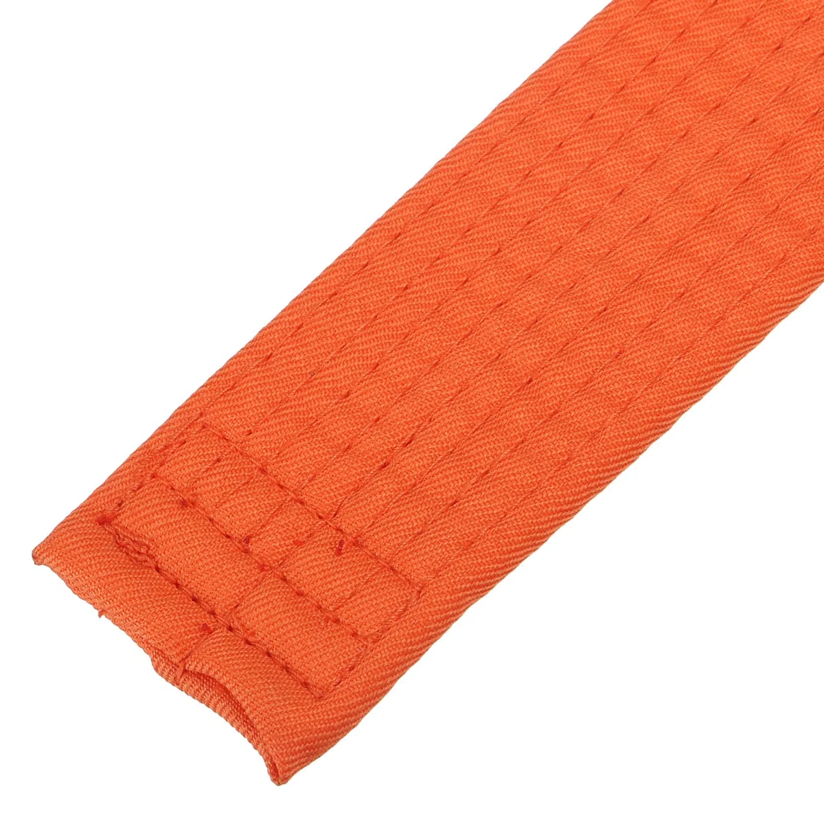PATIKIL Cintura di Rango Colorata Taekwondo 1,6" x7,2 Piedi 2,2m, Cintura da Karate Judo Arti Marziali in Poliestere per Insegnamento Allenatore, Arancione