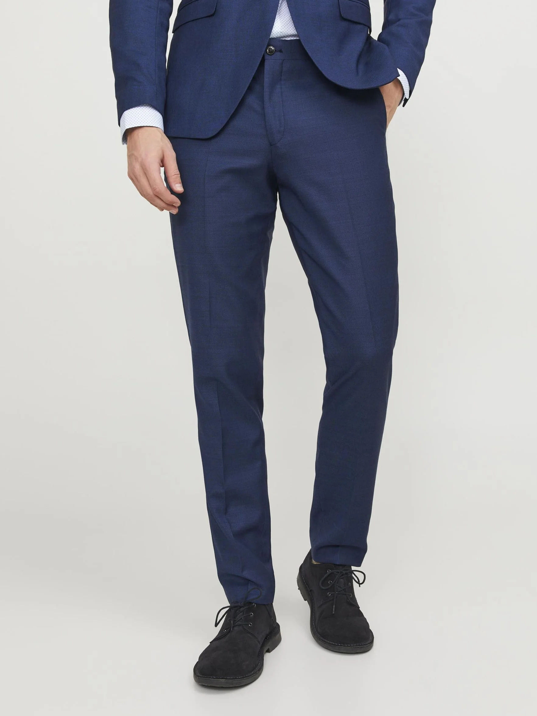 JACK & JONES Jprsolaris Trouser Noos, Pantaloni eleganti Uomo, Blu (Medieval Blue Medieval Blue), 58