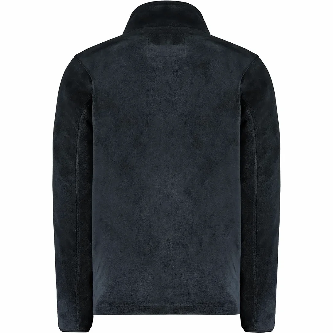 Geographical Norway Upload Men - Giacca Uomo Pile Sottile Zip - Giacca Calda L'Autunno Inverno Primavera - Maglione Pelliccia Maniche Lunghe - Morbido Comfort All'Aperto