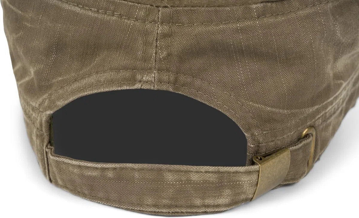 styleBREAKER Cappellino Militare Unisex Look Vintage Destroyed | Berretto Militare Regolabile in Cotone | Visiera con Effetto Usato per Uomo e Donna
