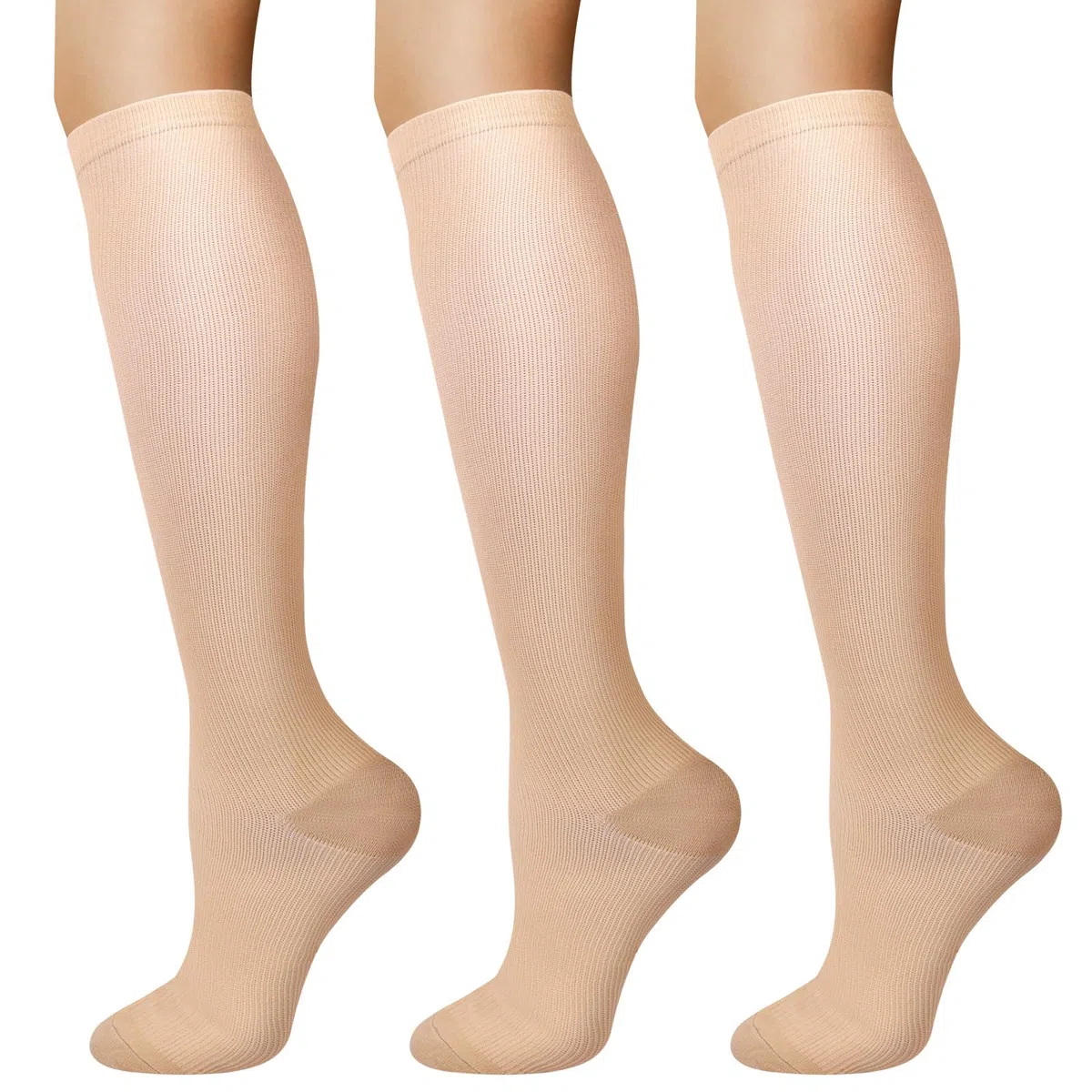 DiULi 3 Paia Calze a Compressione per Donna e Uomo Circolazione Miglior Supporto alla per Atletica,Corsa,Ciclismo,Viaggi