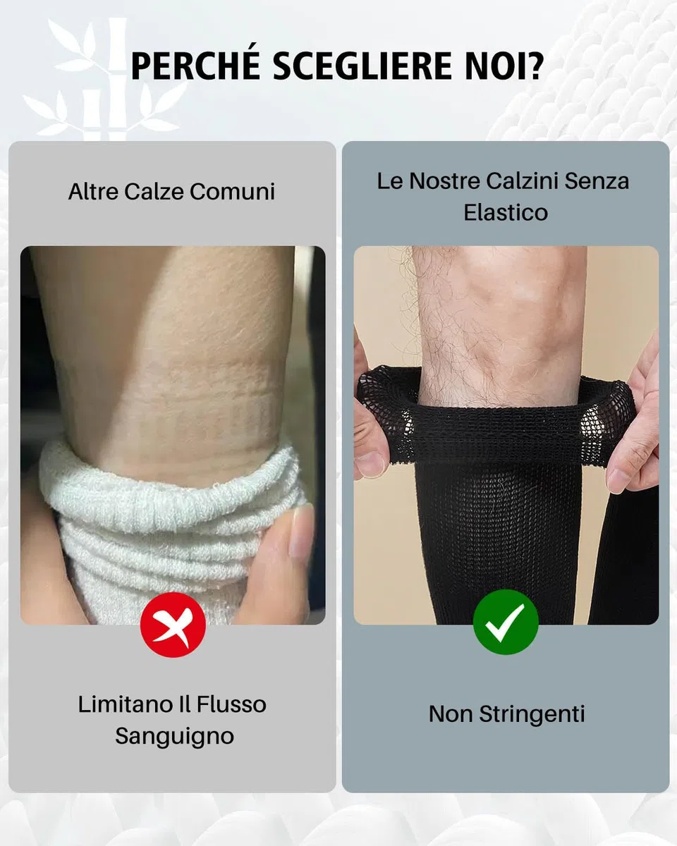 Calzini Ginocchio per Diabetici da Uomo: Calze Lunghe Senza Elastico Senza Cucitura in Bambù da Donna Comodi Foderato in Spugna Extra Larghi per Anziani Gravidanza Piedi Gonfi