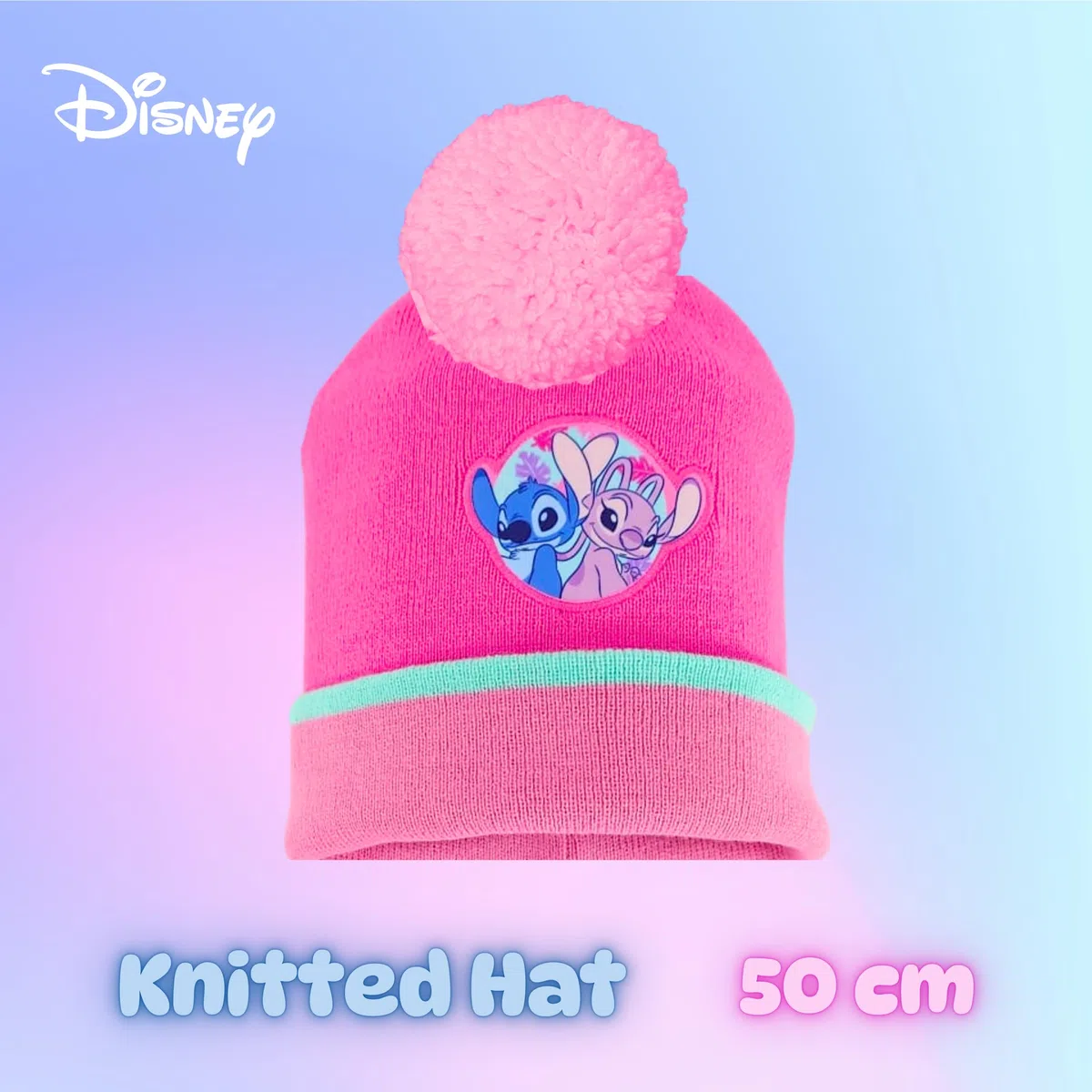 Disney Stitch e Angel Cappello, Sciarpa e Guanti per Ragazze, Cappello Invernale Regalo per Bambina