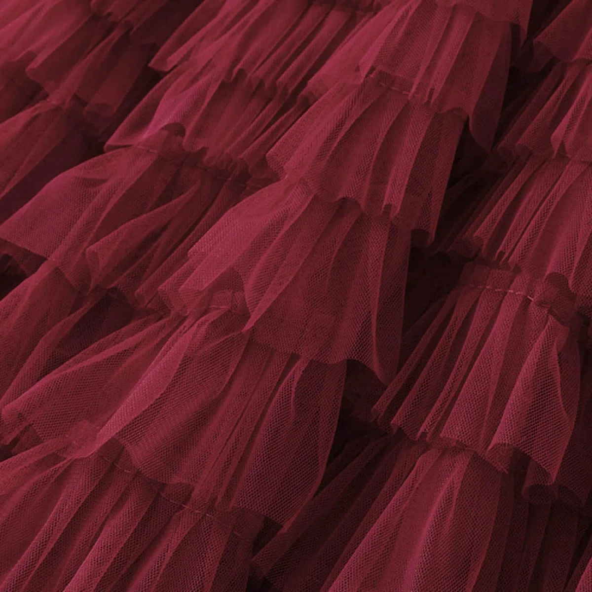 Gonna da donna in tulle, classica gonna a pieghe da donna, in stile vintage, lunghezza polpaccio, chiffon, vita alta, gonna a bolle