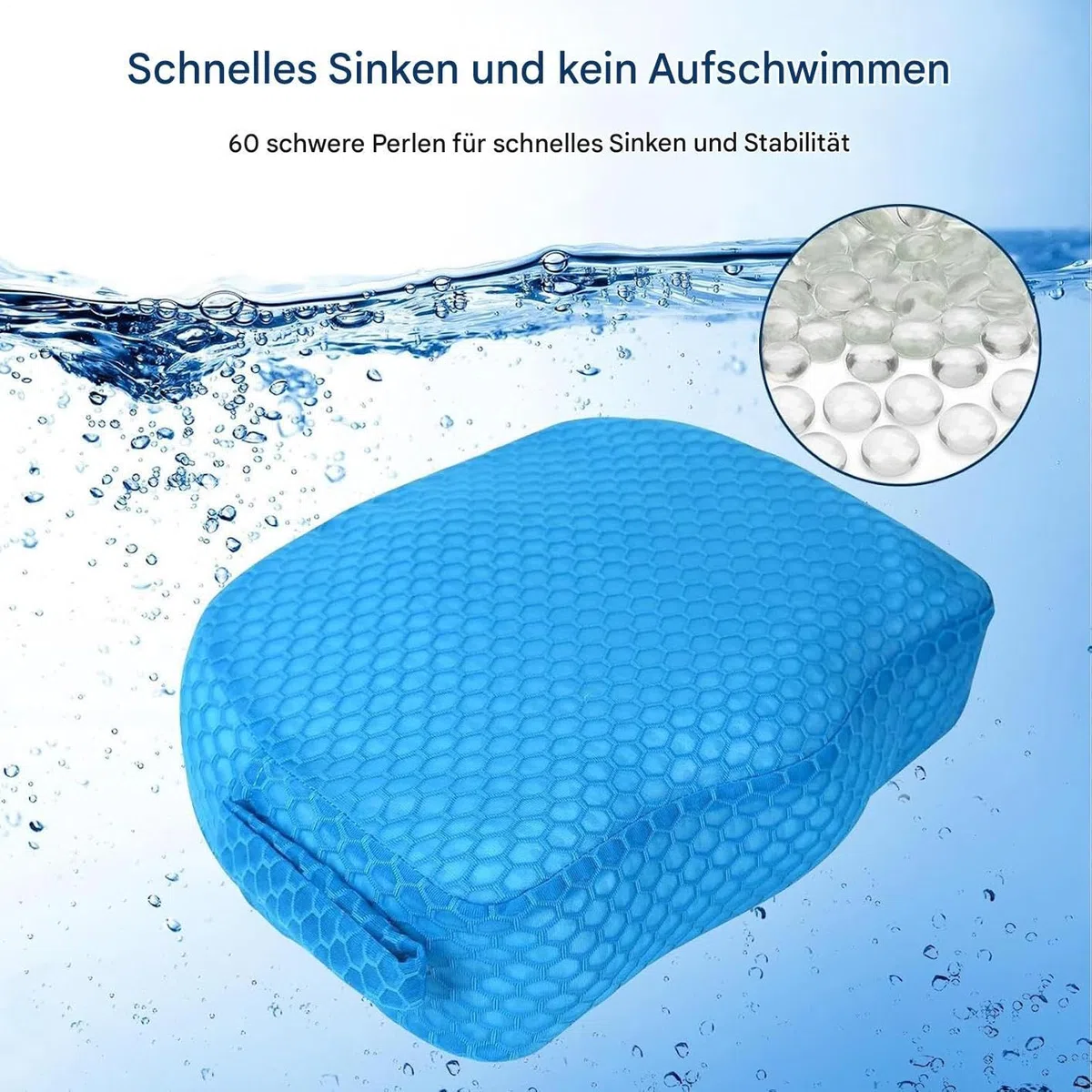 Sedile Rialzato per Vasca Idromassaggio Maglia Aria 3D Antiscivolo | Cuscino Rialzato Spa Per Piscina Interna, Bagno, Relax in Giardino, Camper, Anziani e Gravidanza