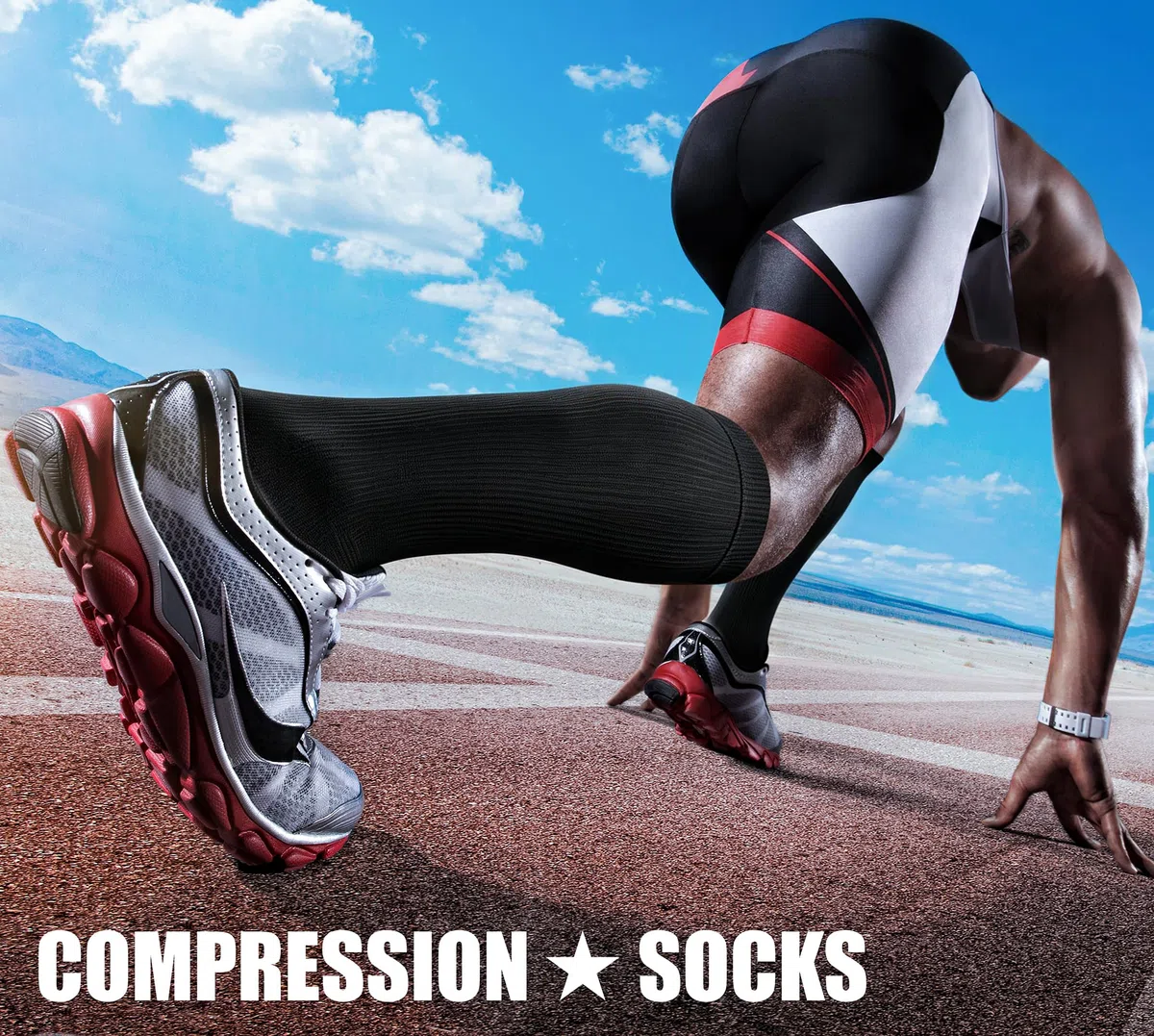 CHARMKING Calze Compressionanti Uomo Donna Circolazione 15-20mmHg Il miglior supporto per Corsa Atletica Ciclismo 8 paia di Calze, 28 nero/rosa/blu, Small/Medium