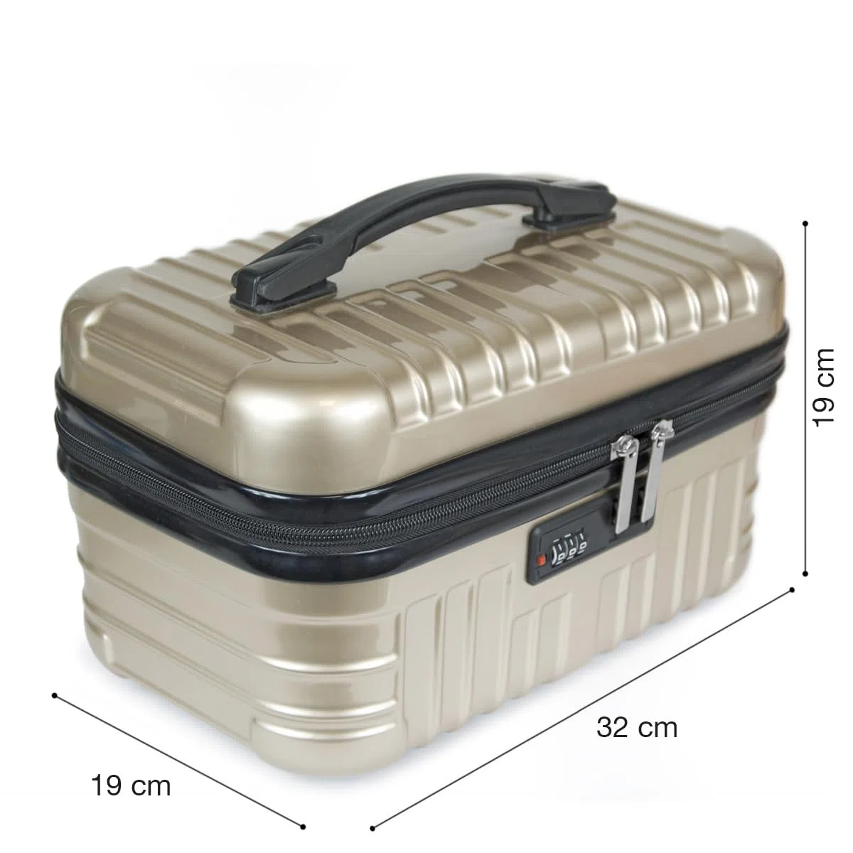 Vanity - Custodia per PC/ABS, L 32,5 x H 20 x P 20,5 cm