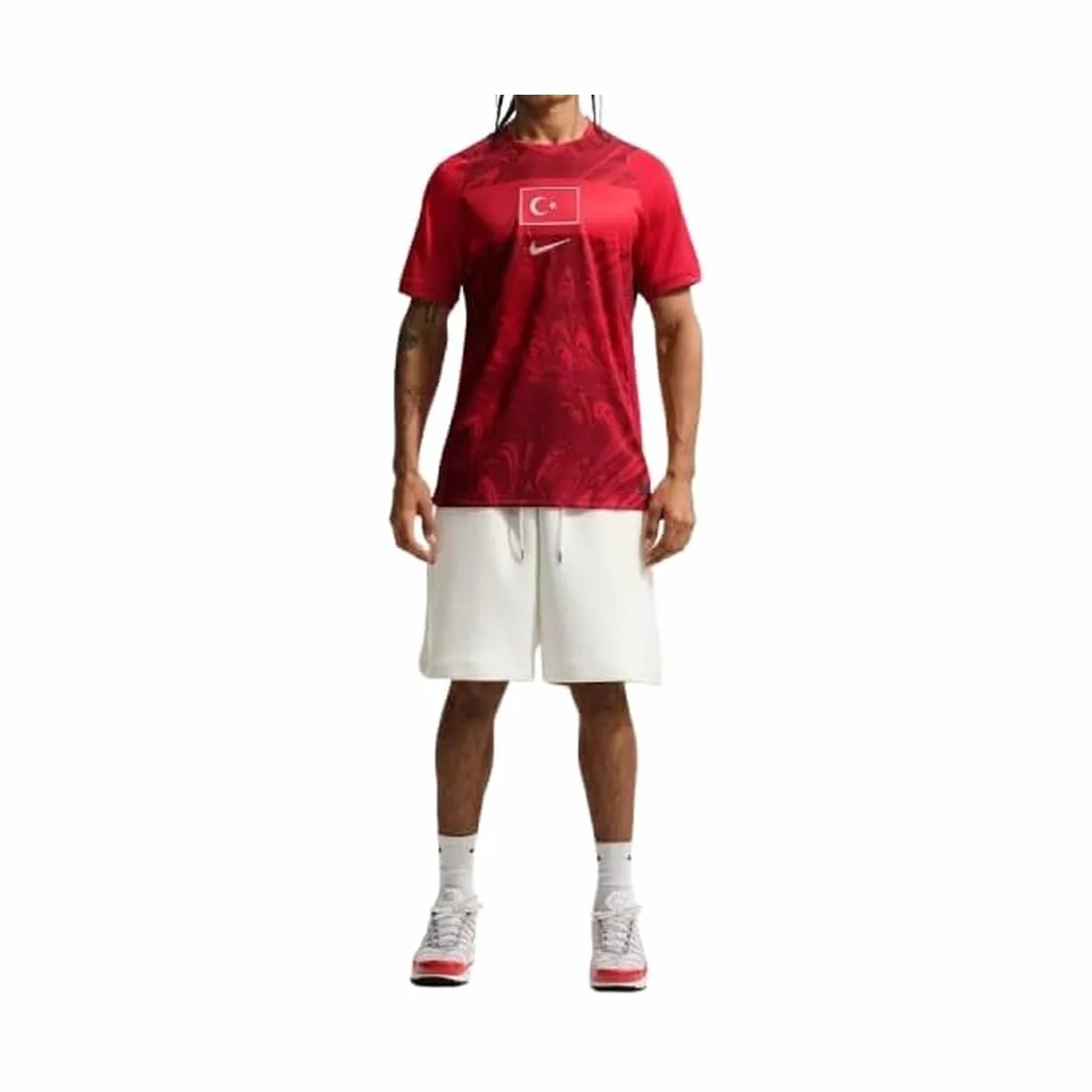 Nike Turkey National Team Dri-Fit Stadium Home T-Shirt Uomo (Pacco da 1)