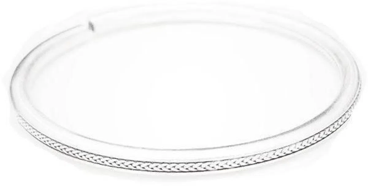 Bracciale Rigido in Argento 999 Bracciale in Corda di Canapa Donna retrò Solido Giovane Personalizzato Bastone Rotondo Bracciale in Argento Moda Bracciale 001