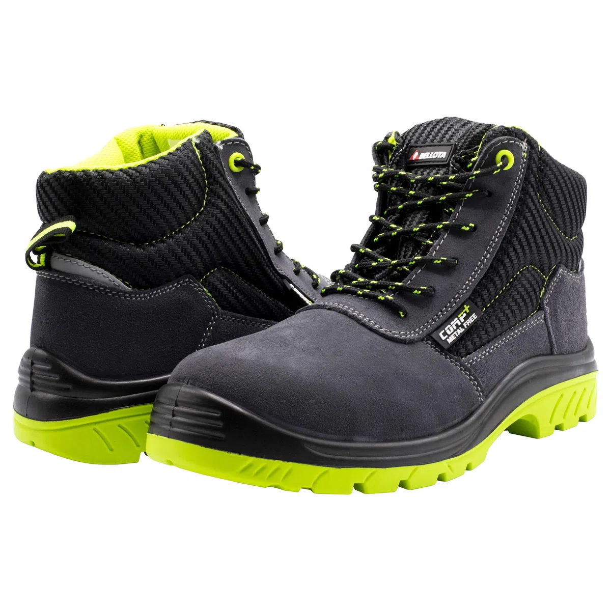 Bellota 72309-43S1P 7230943S1P-Stivale di sicurezza, Nero, Verde, 43