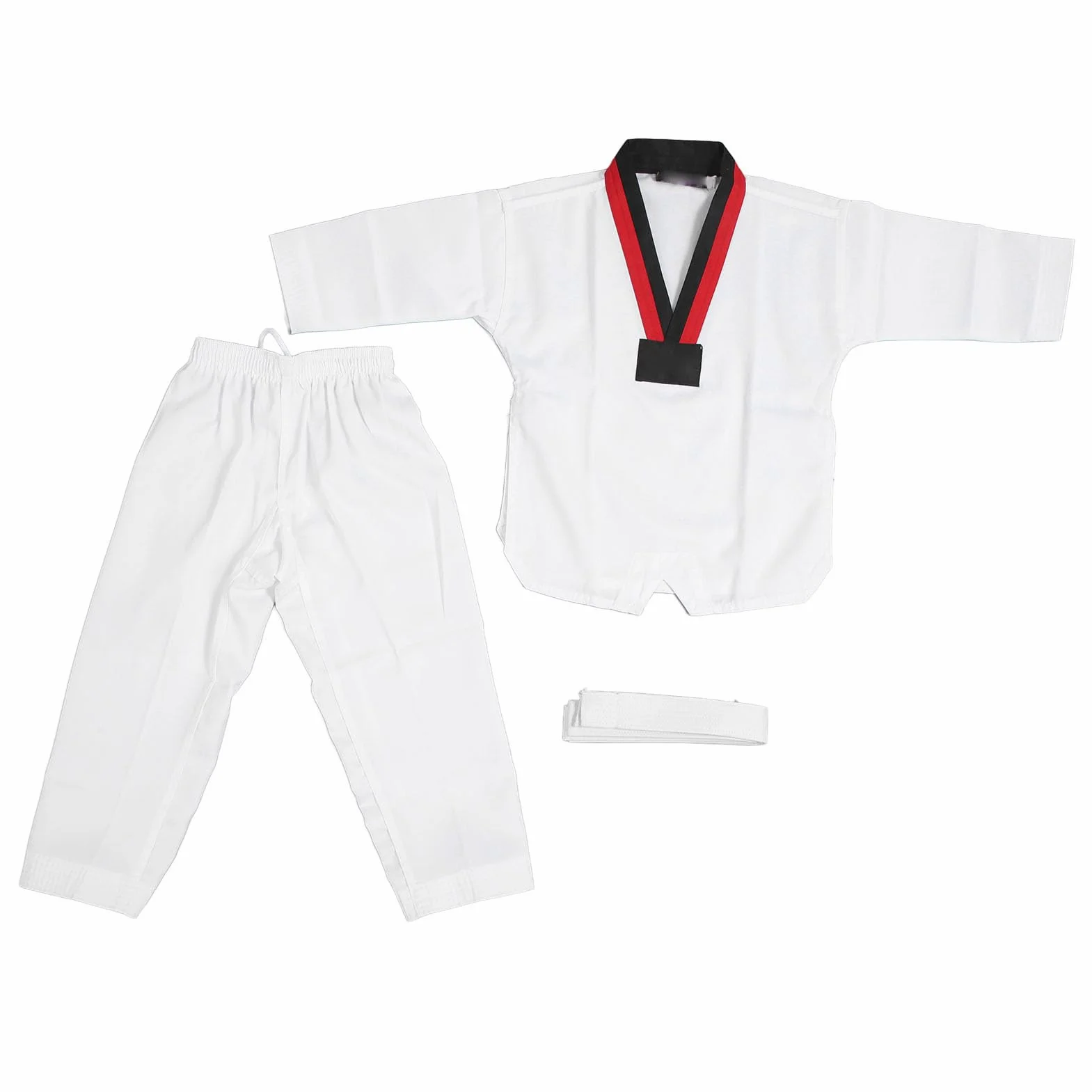 VGEBY Taekwondo Uniforme per bambini, confortevole e durevole, uniforme da allenamento Taekwondo, morbida e traspirante, uniforme da karate sportiva per bambini, Dobok di Taekwondo