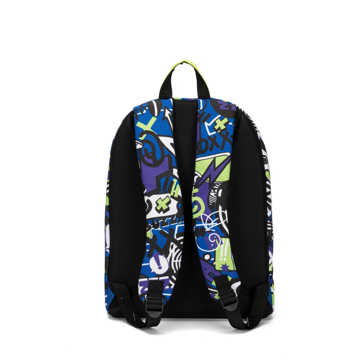COMIX - Zaino Scuola per Bambini e Ragazzi, Zaino Estensibile con Schienale Imbottito e Rinforzato, Spallacci Regolabili e Vano Principale, Tasca Frontale con Zip, 32x43Hx21 cm, Bright Boy