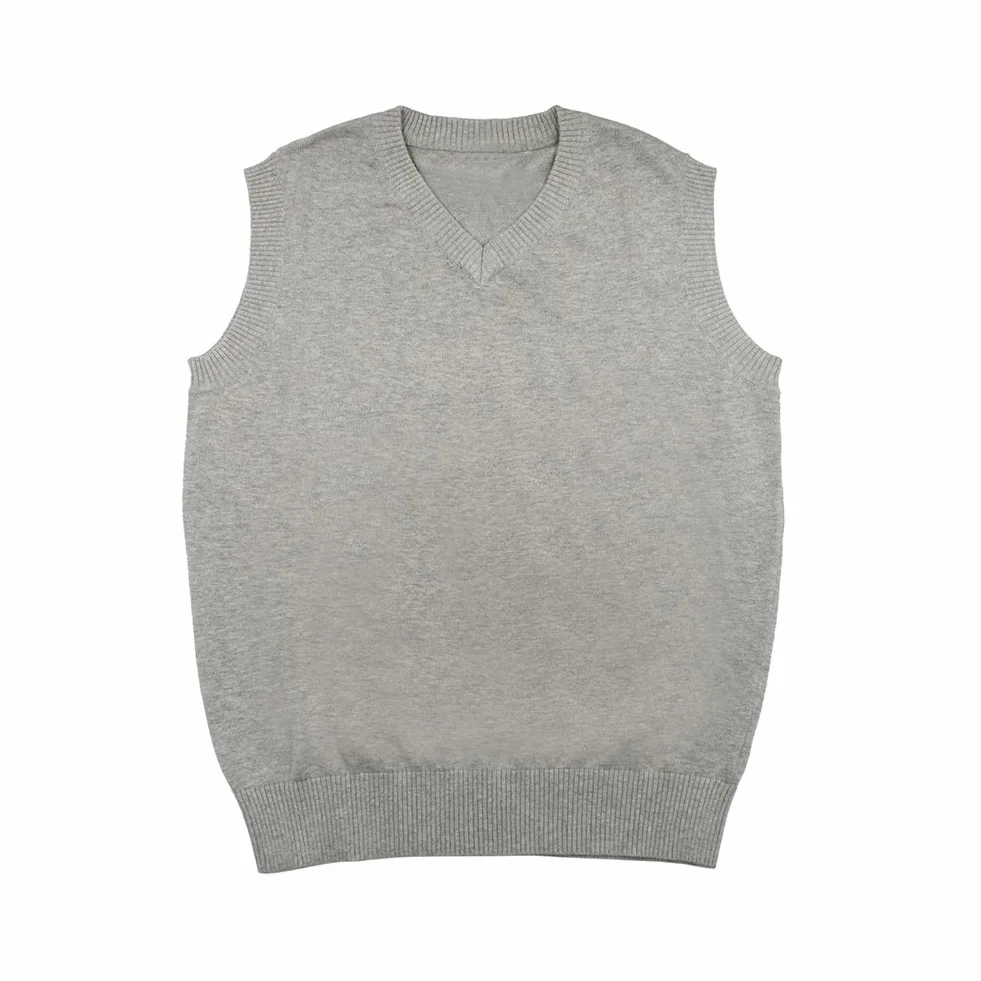 TopTie Gilet da Uomo in Tinta Unita Tinta Unita da Uomo d'Affari, Pullover Casual in Cotone Aderente