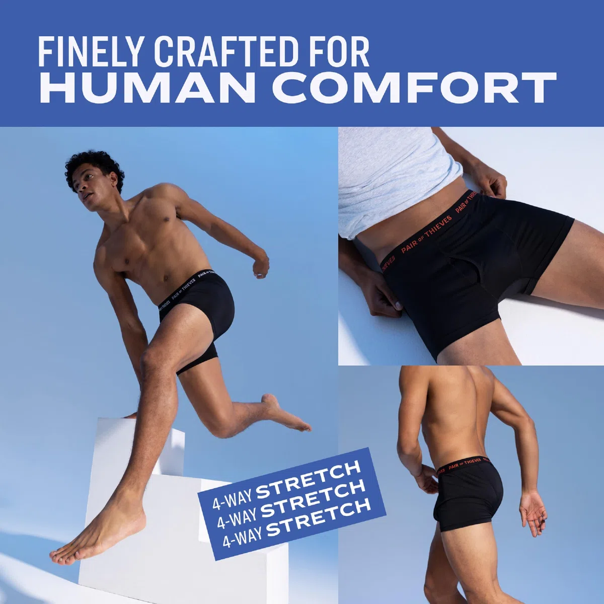 Pair of Thieves Super Fit Underwear for Men Pack – Confezione da 3 boxer – AMZ Exclusive