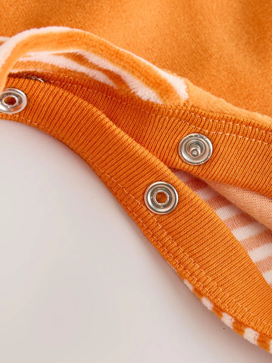 NEXT Unisex Bambino Tutina Bebè Costume da Zucca in Velour per Halloween