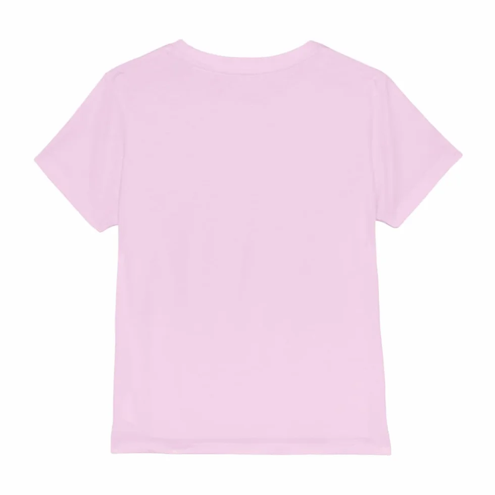 Stranger Things Pink Glow Group Kids T Shirt, Pink
