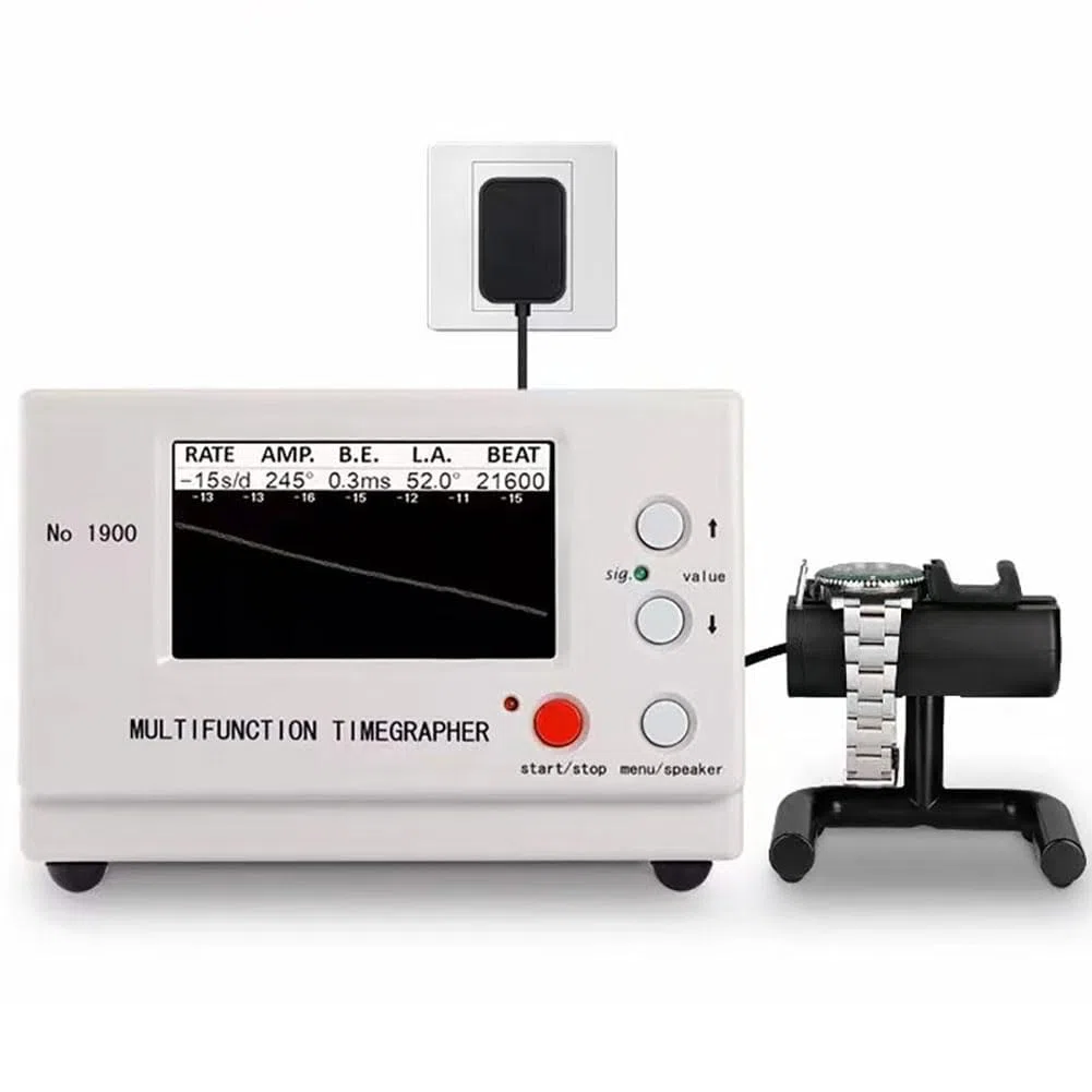 N.1900 Timegrapher per orologi, cronometrante multifunzione con LCD per calibrazione e riparazione di orologi meccanici/automatici