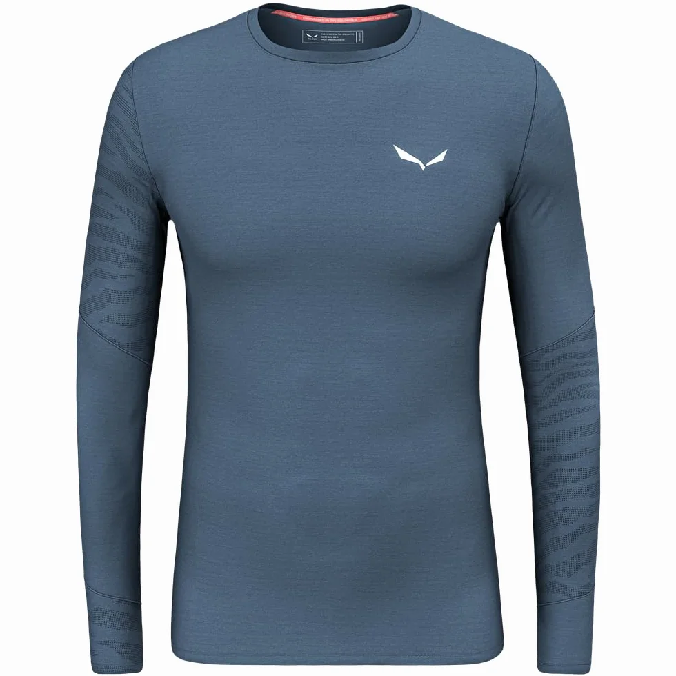 Salewa Cristallo Warm Amr M L/S Tee. Maglia a Maniche Lunghe Uomo (Pacco da 1)