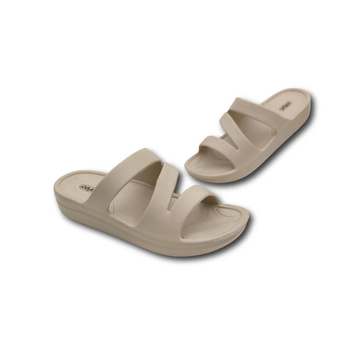 Ritmo Ciabatte Donna Estive in Gomma EVA, Sandali Slide Platform con Sottopiede Massaggiante per Mare Piscina Casa Doccia